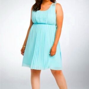 Torrid Aqua Blue Dress
